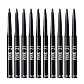 10Pcs Long-Lasting Black Eyeliner Pencils -Waterproof, Sweatproof and Smudge-Proof with Easy Twist  Eyeliner Pencils